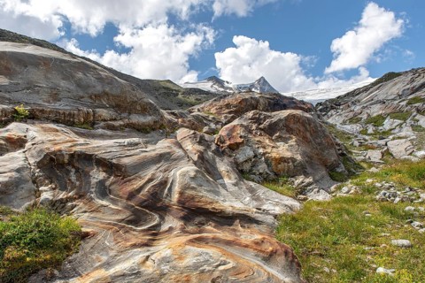Glacial fluting of Schlatenkees