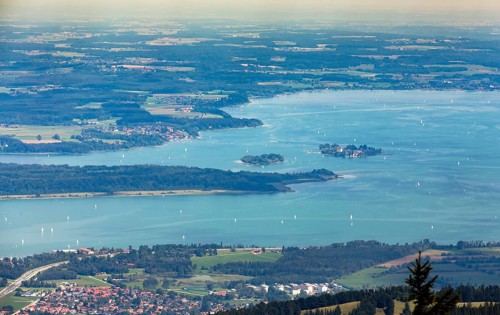 Chiemsee with Fraueninsel