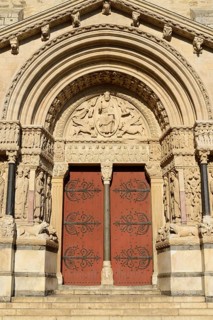 Entrance to the monastery church of St. Trophime