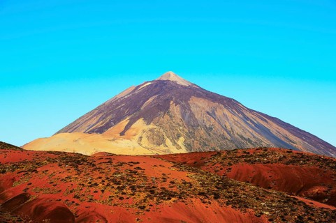 Teide volcano in the morning light