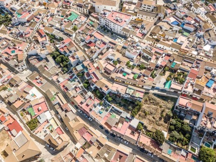 Architectural pattern of little Spanish town