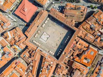 Main square called in Spanish Plaza Mayor