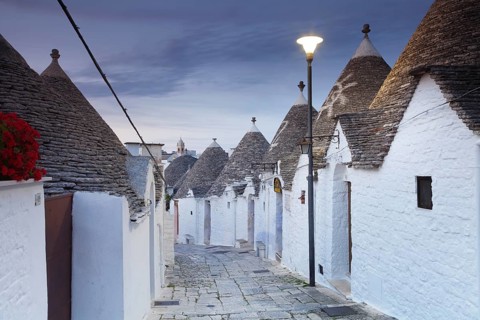 Alley with Trulli houses