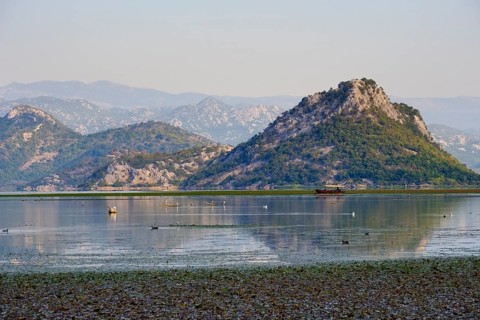 Excursion boat on Lake Skadar