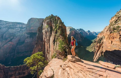 Hiker at Viewpoint