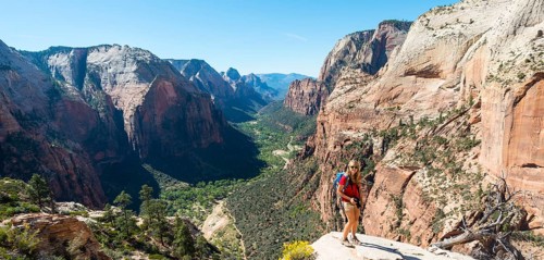 Hiker at Viewpoint