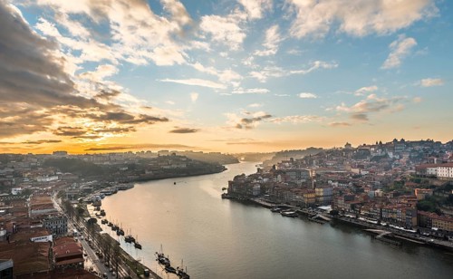 View over Porto with River Douro