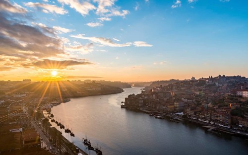 View over Porto with River Douro