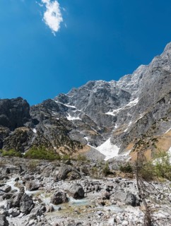German Alps deepest snowfield
