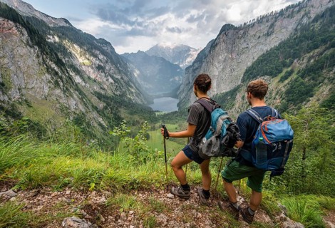View of Obersee and Konigssee