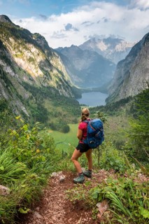 View of Obersee and Konigssee