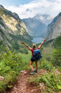 View of Obersee and Konigssee