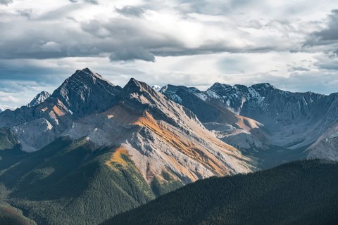 Panoramic view of mountain landscape