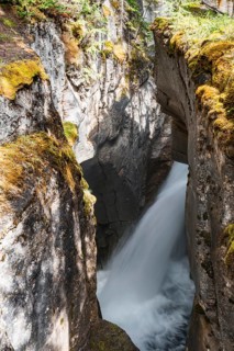 Waterfall in a gorge
