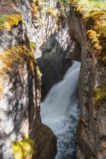 Waterfall in a gorge