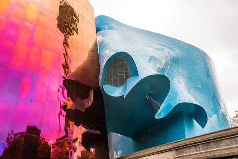 Exterior facade of the Museum of Pop Culture