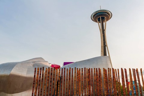 Exterior facade of the Museum of Pop Culture