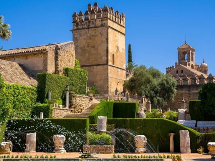 The gardens of Alcazar de los Reyes Cristianos