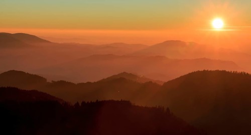 Sunset at Schliffkopf