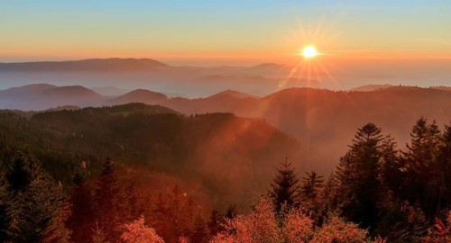 Sunset at Schliffkopf