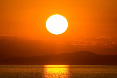 Otter Point at sunset