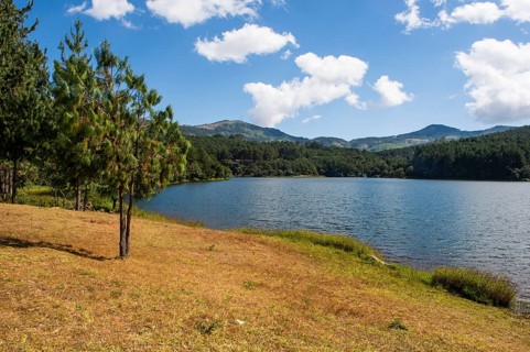 Artifical lake on the Mulunguzi Dam