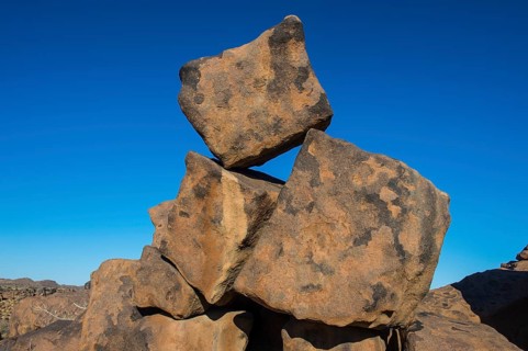 Bizarre rock formations