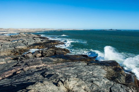 Rocky coastline on Diaz Point
