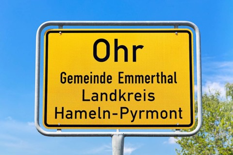 Place entry sign Ohr