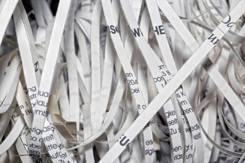 Shredded paper