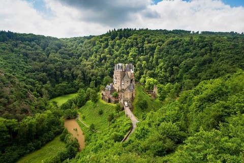 Eltz Castle and Elzbach