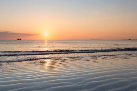 Sunset over Ao Yai beach