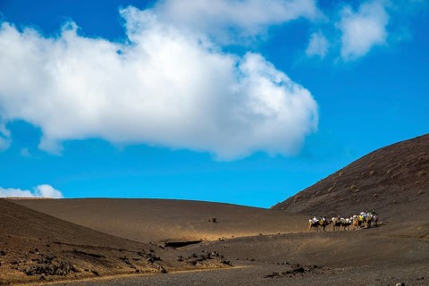 Timanfaya volcanic area