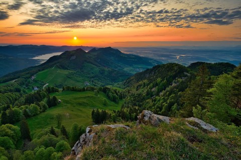 Sunrise on the Weissenstein