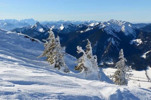 View from Wallberg to Zugspitze