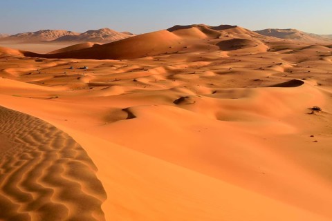 Sanddunes in the Rub al Khali desert