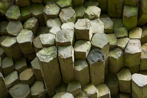 Basalt prisms