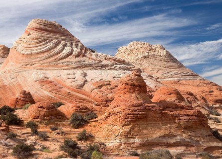 Red sandstone formations Coyote Buttes North