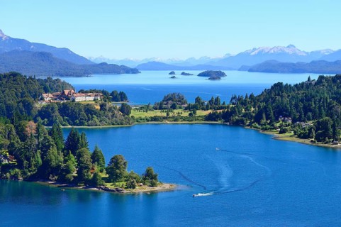 Llao Llao Hotel between Lago Perito Moreno and Lago Nahuel Huapi
