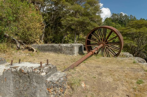 Relics from the time of the gold diggers on the Coromandel Peninsula