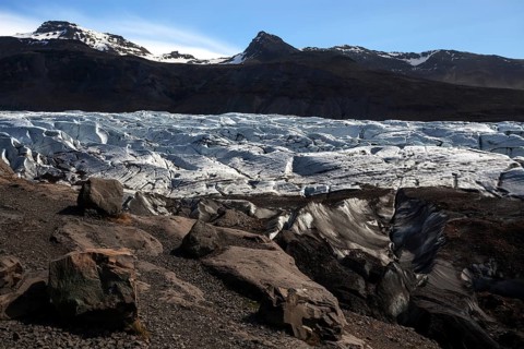 Glacier snout