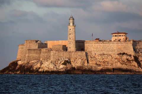 View on lighthouse and Morro Castle