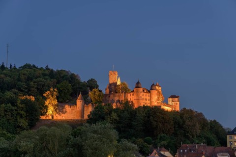 Wertheim Castle in the Evening