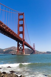 View from Fort Point to the Golden Gate Bridge