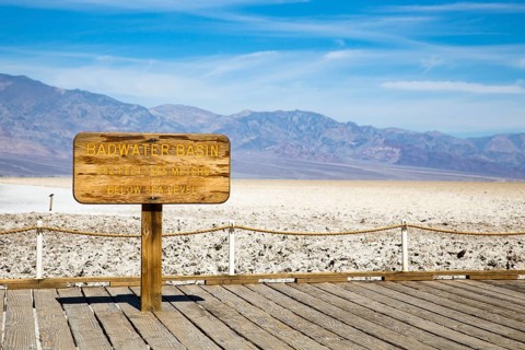 Lowest point in North America