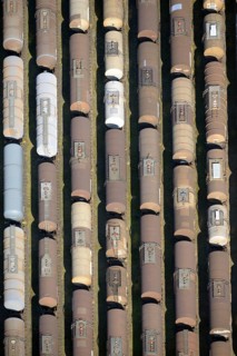 Tank wagons on the railroad siding