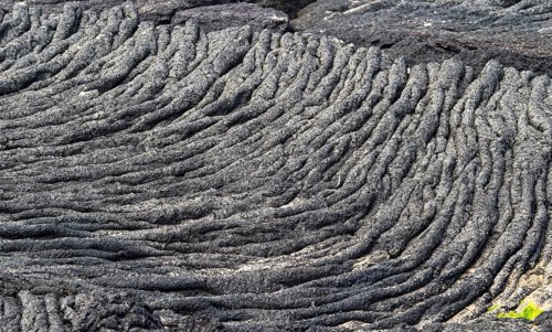 Pahoehoe-Lava structures