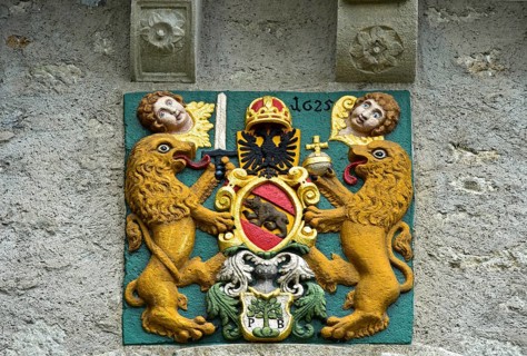 Medieval coat of arms of bailiff Peter Bucher