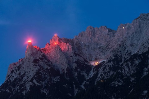 Mountain fire at the Karwendel