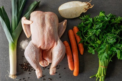 Soup chicken